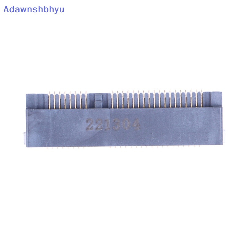 Adhyu 1Pc Konektor MINI PCIE Msata PCI-E Socket Slot 52P Card Holder Tinggi 4.0MM ID