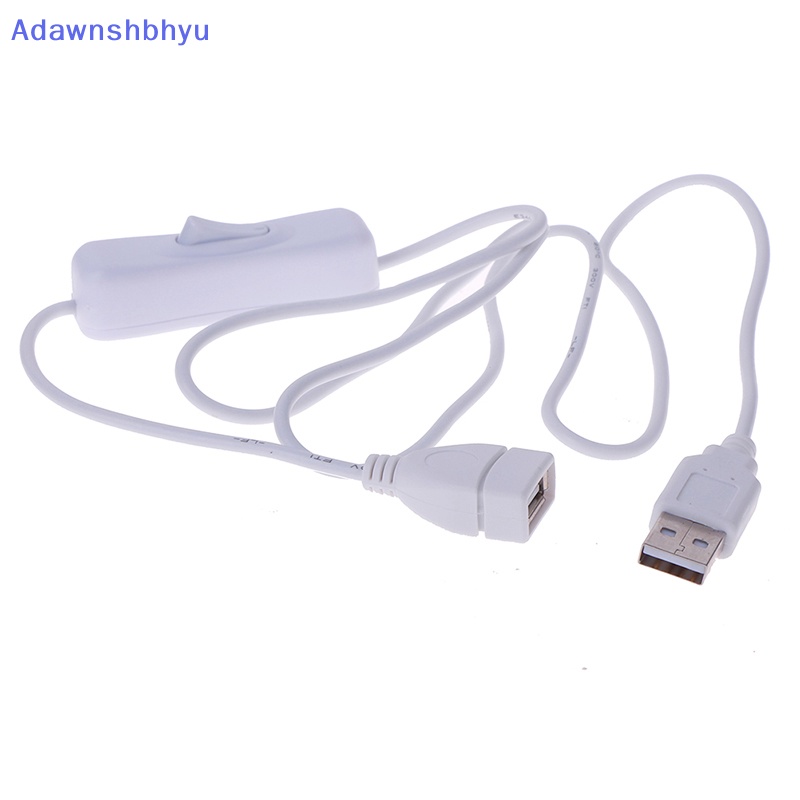 Adhyu 1Pc 1m Kabel USB Dengan Switch ON/OFF Cable Extension Toggle Untuk Lampu USB USB Fan ID