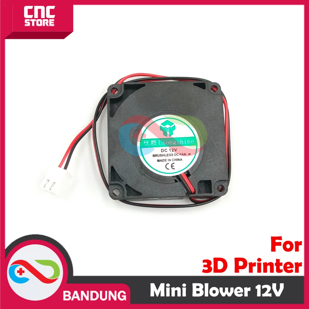 MINI BLOWER FAN 4X4X1CM COOLING TURBO 12V FOR 3D PRINTER