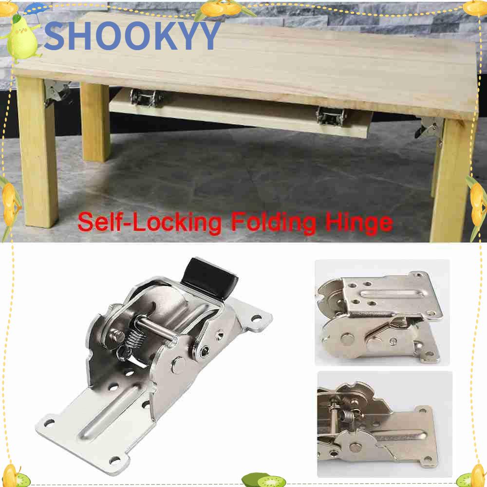 Chookyy Engsel Lipat Self-Locking 0per90 /180Derajat Ekstensi Kursi Foldable Support Frame