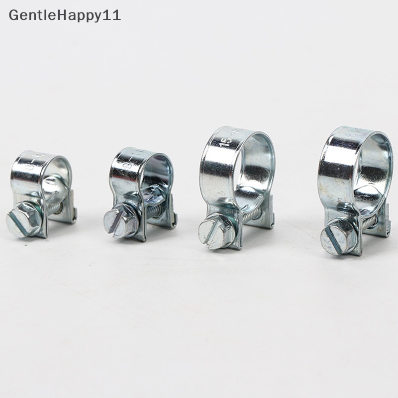 Gentlehappy 10Pcs Klip Selang Bakar Mobil Set Mini Carbon Steel Air Hose Clamp Klip Pipa Bensin id