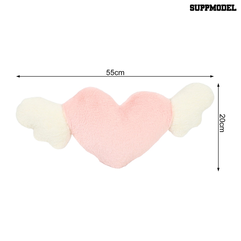 [SM Otomatis] Headrest Mobil Bernapas Berbentuk Hati Desain Sayap Malaikat Universal Auto Mewah Bantal Leher Kursi Lumbar Support Cushion Perlengkapan Kendaraan