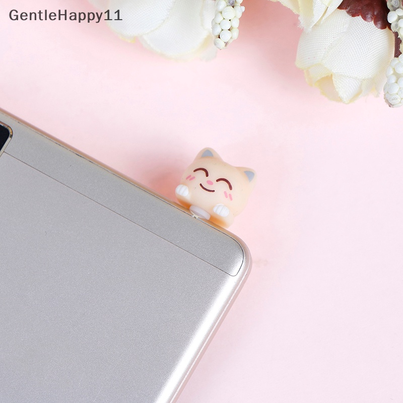 Gentlehappy 3.5MM universal cat Handphone earphone jack Colokan Debu Aksesoris Telepon id