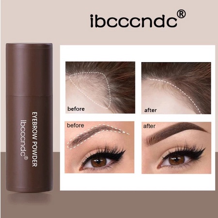 Ibcccndc Magic Eyebrows Stamp Original Shaping Powder And Hairline Contouring Powder Waterproof Cetakan alis