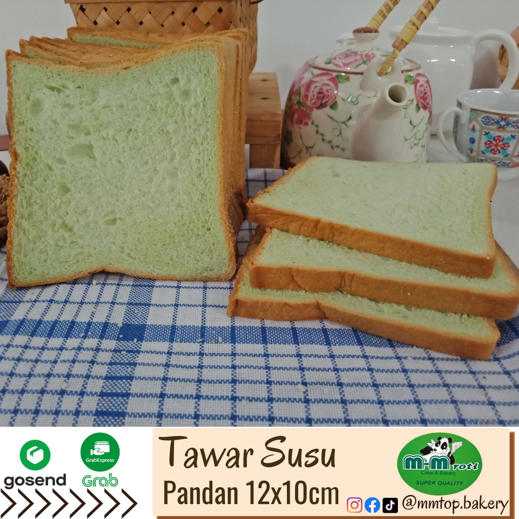 

Roti Tawar Susu pandan