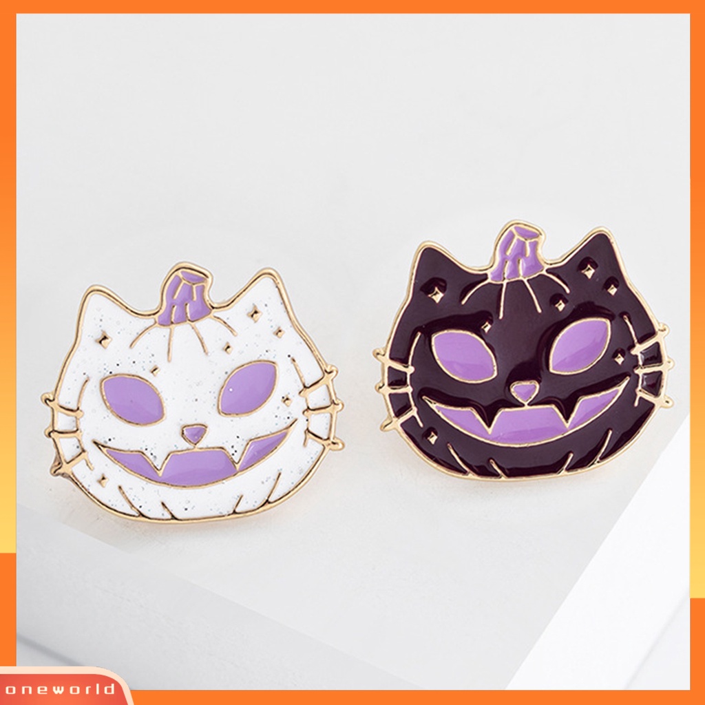 [ONE] Bros Halloween Anti Gores Menarik Alloy Kartun Labu Bros Pin Untuk Ransel