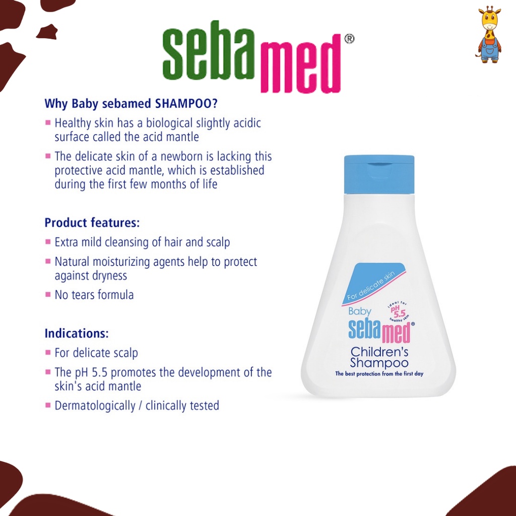 SEBAMED BABY Shampoo 150ml - Shampo Bayi