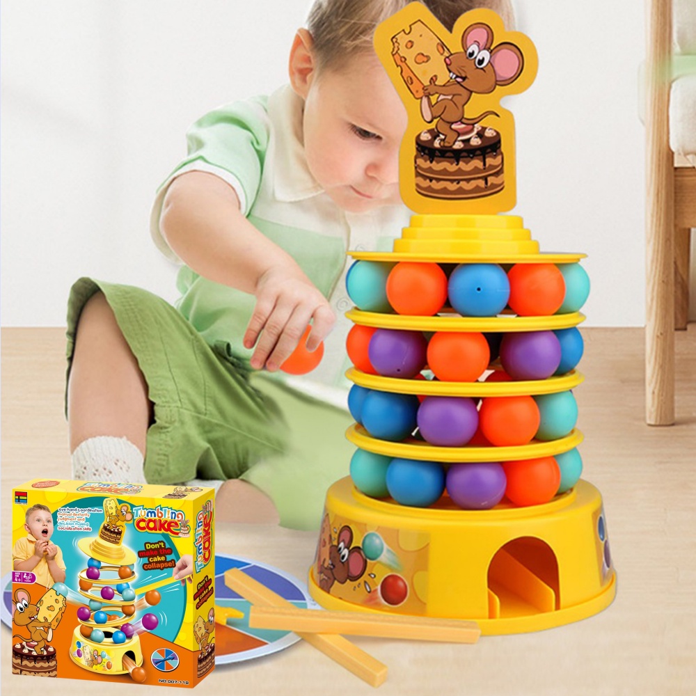 Kue Lipat Musik Permainan Interaktif Orang Tua-Anak Mainan Puzzle Seru Multiplayer Anak