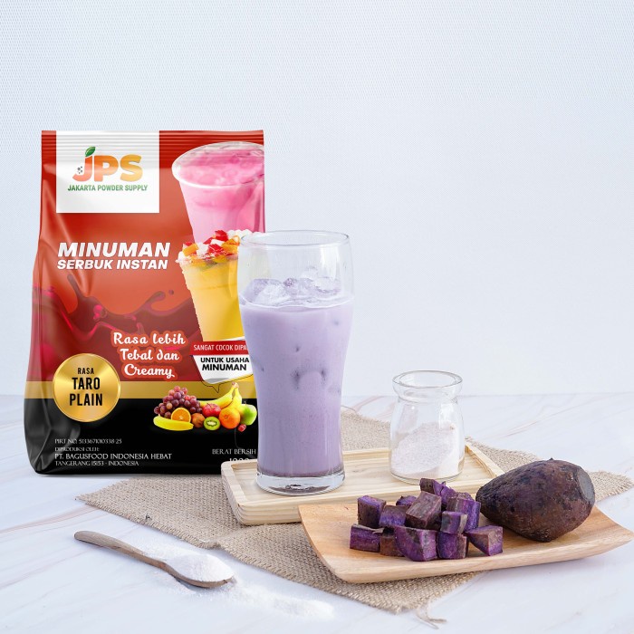

N.E.W Bubuk Minuman Taro Plain Powder JPS Tanpa Gula