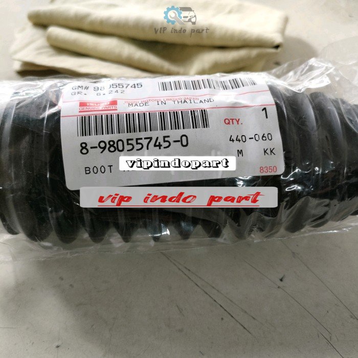KARET BOOT KIT RACK STIR ISUZU DMAX TRAGA ORIGINAL ISUZU