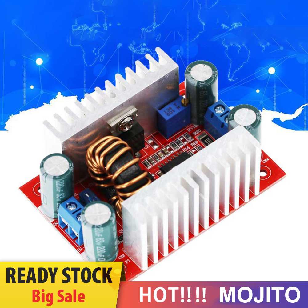 2pcs DC-DC 400W 15A Modul Step-up Boost Converter Arus Konstan Power Supply