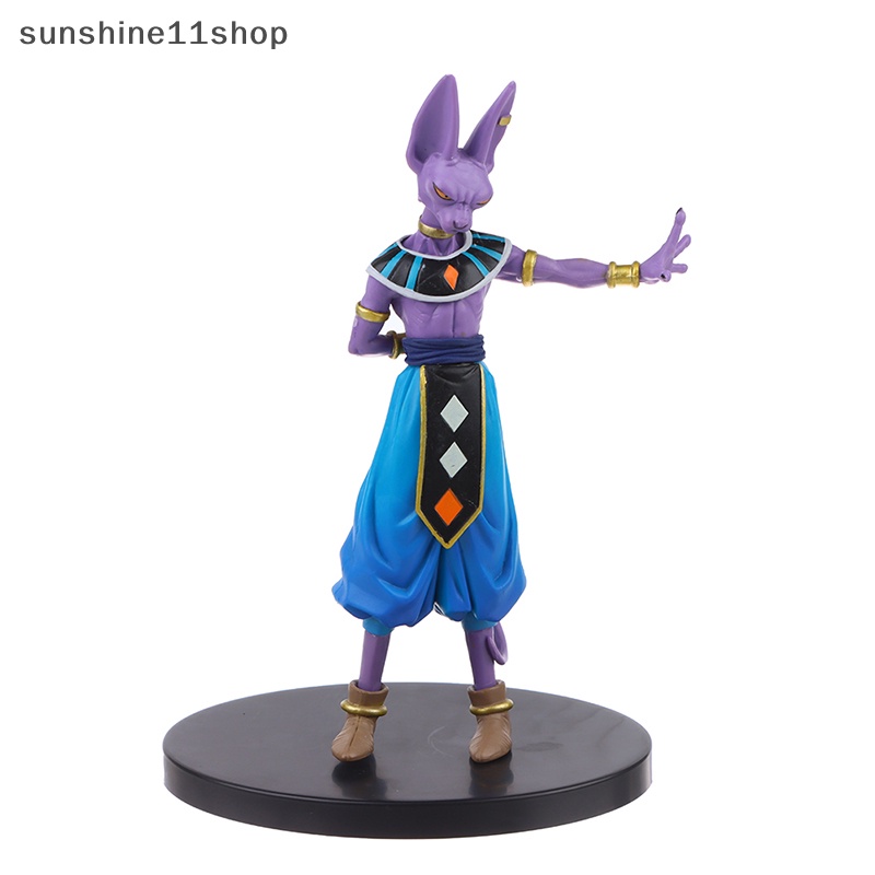 Sho Anime Dragon Ball Z Beerus Figure Gods Of Destruction Dxf Whis Beerus 20cm Figure Figurine Patung PVC Model Koleksi Mainan Gif N