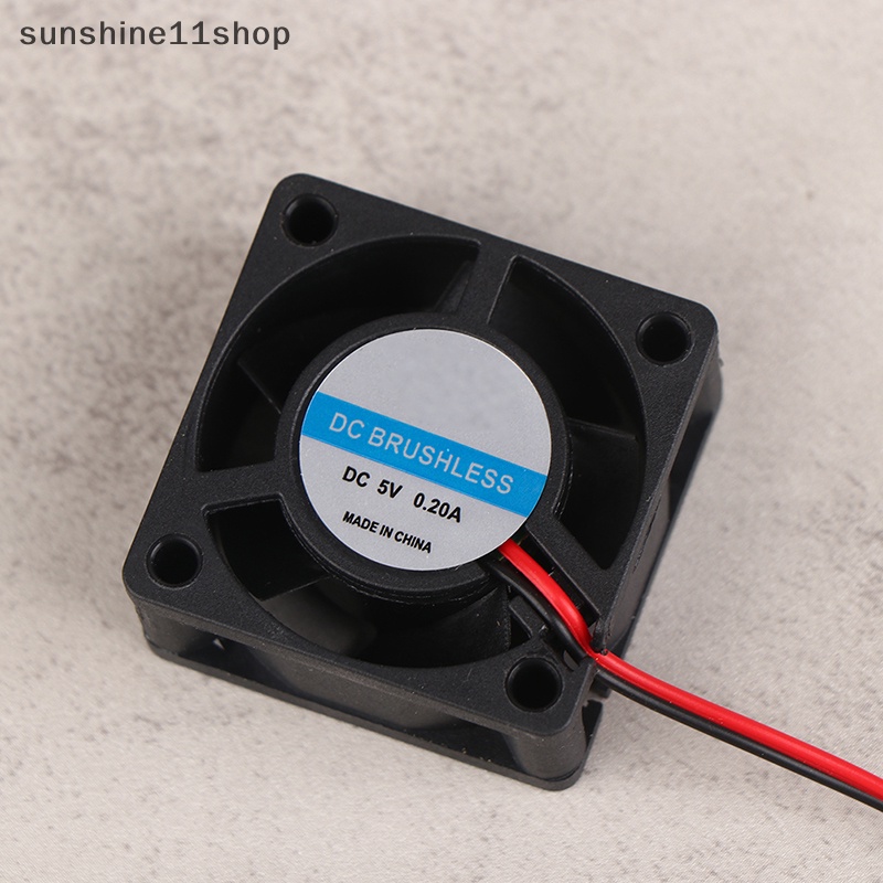 Sho C 5V /12V /24V Komputer CPU Cooler Mini Kipas Pendingin 40MM Exhaust Fan Kecil N