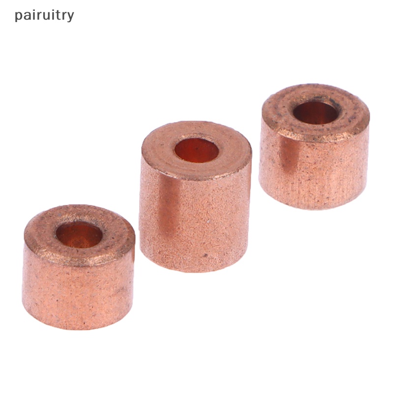 Prt 10pcs oil bearing Copper sleeve Copper base Bantalan Kecil Bagian Metalurgi PRT