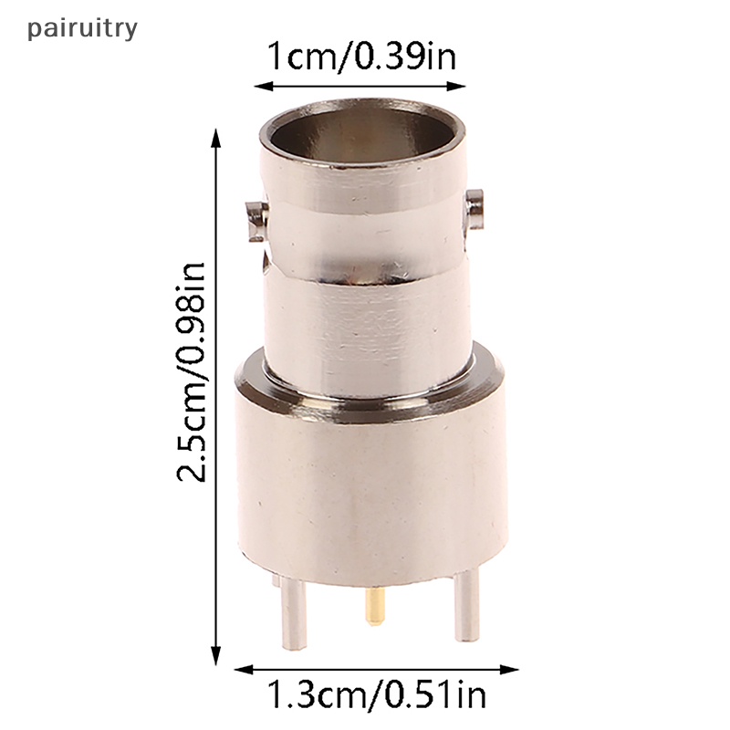 Prt BNC-KE Tembaga BNC/Q9 female PCB soldering board Colokan Lurus BNC Konektor PRT