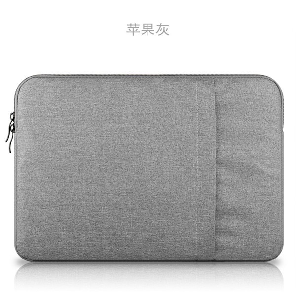 Sarung Laptop Tas Laptop Jinjing Sleeve Case Tas Laptop 3 Lapis Waterproof Untuk Laptop 15.6 Inch ABU-ABU