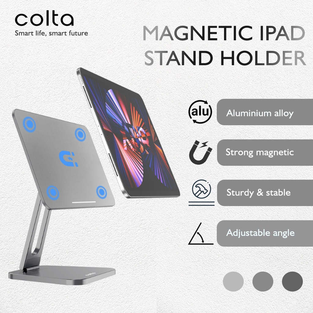 Colta Magnetic Ipad Air Pro Stand Holder Aluminium Alloy Dudukan