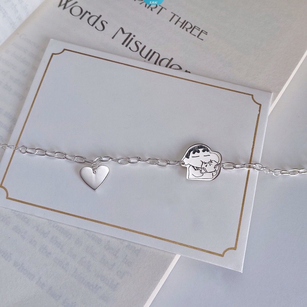 Gelang Lonceng Shnnosuke Lucu Siswa Teman Terbaik Gadis Manis Gaya Hati Kalung Handwear Ins Design Hand String Hadiah [ZK]