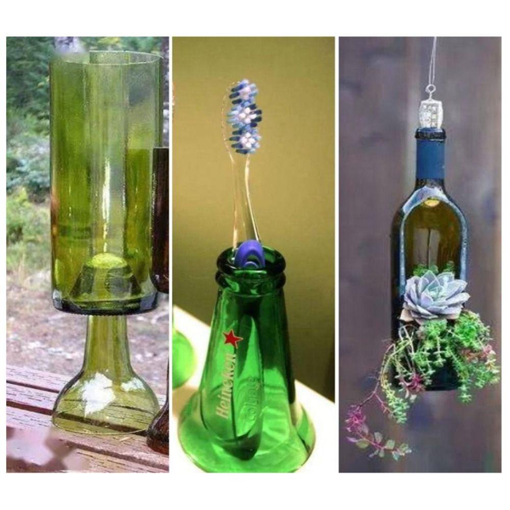 [Elegan] Pemotong Botol Kaca 1Pcs Adjustable DIY Untuk Membuat Botol Wine Dengan Obeng Alat Pemotong