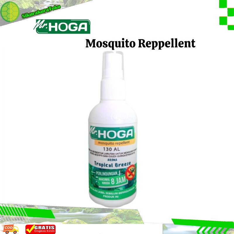 (NCS) Mr. Hoga Mosquito Repellent 80ml Spray Anti Digigit Nyamuk Mr Hoga Pengusir Nyamuk