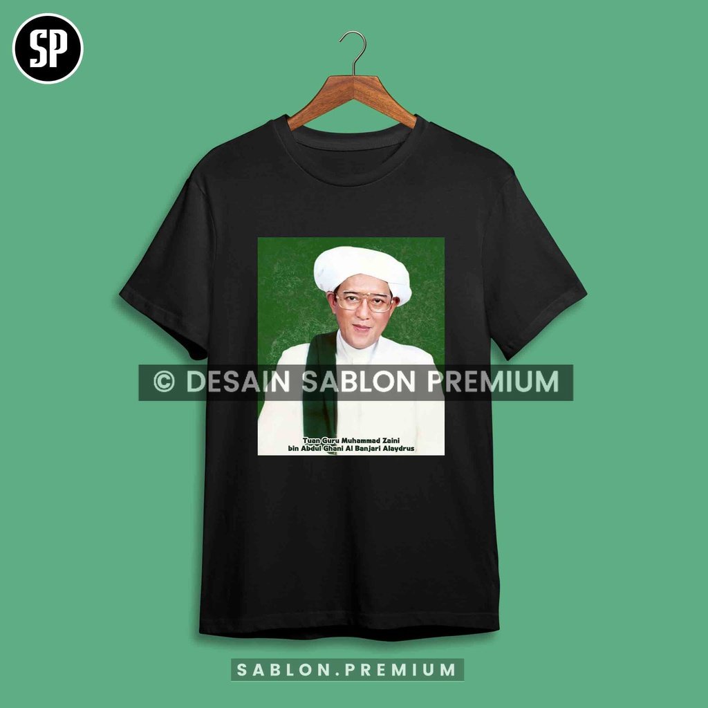 Kaos Tuan Guru Sekumpul - Syaikh Muhammad Zaini bin Syaikh Abdul Ghani Al-Banjari Alaydrus - Abah Gu