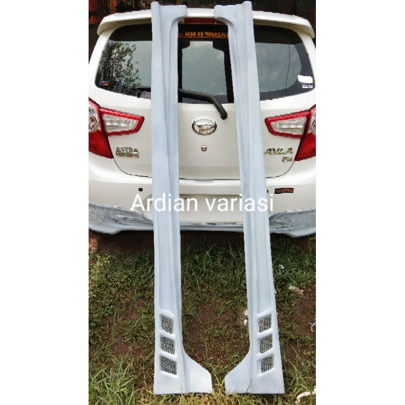 bodykit samping asesoris hiasan variasi mobil ayla agya model bomer GRT BODYKIT