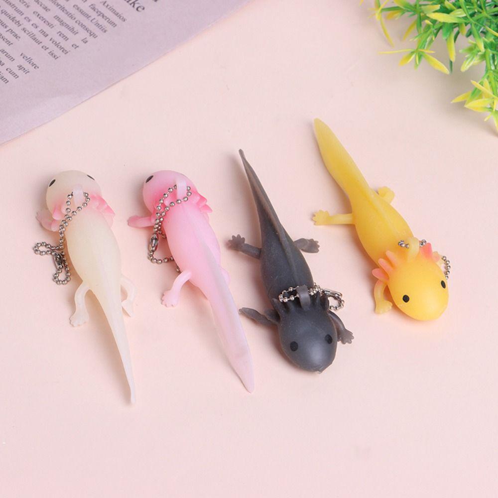 Lanfy Fish Giant Keychain 1pc Gantungan Kunci Lucu Giant Salamander Mainan Untuk Anak Perempuan Prank Joke Toy