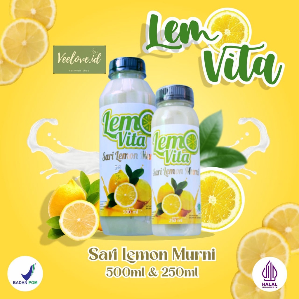 

[BPOM] LEMOVITA Sari Lemon Murni Jus Lemon | Apple Cider Vinegar | Chia seed 100gr