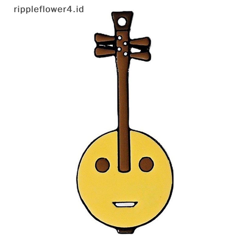 {rippleflower4.id} Fashion Wanita Pin Lucu Menyenangkan Pribadi Siswa Tas Anak Aksesoris Biola Bros Pin Perhiasan Aksesoris Bros~
