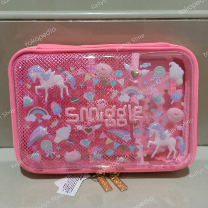 

Smiggle Hardtop Pencil Case Fiesta Pink Unicorn Original SALE READY
