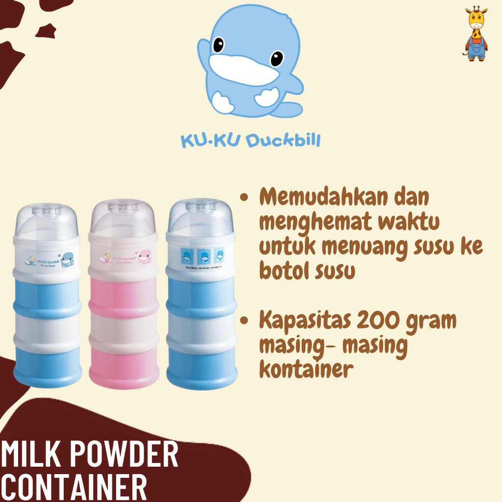 Kuku Duckbill Milk Powder Container