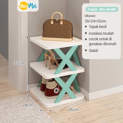 Rak Sepatu Susun / Shoe Rack Sandal Holder Serbaguna - 1102