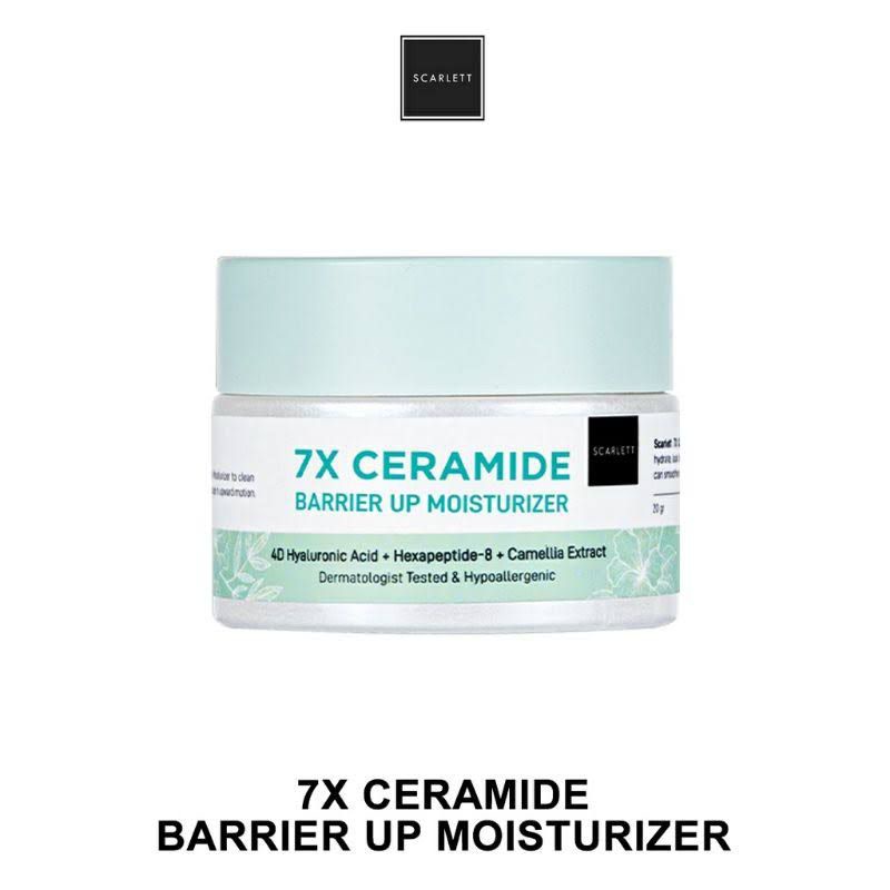 SCARLETT 7X CERAMIDE BARRIER UP MOISTURIZER 20g BPOM