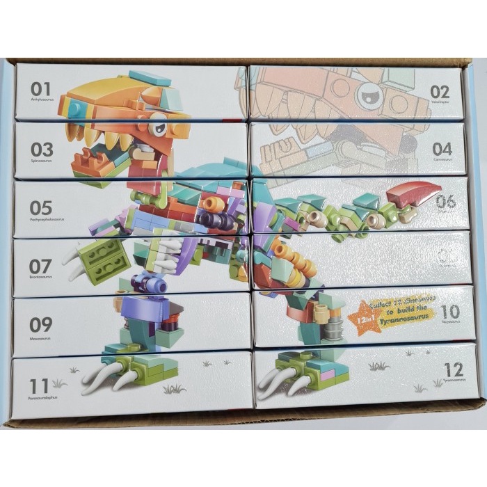 Lego Dinosaurus Besar 12 in1 Mainan Edukasi Kado Anak Pintar JM-DSR12
