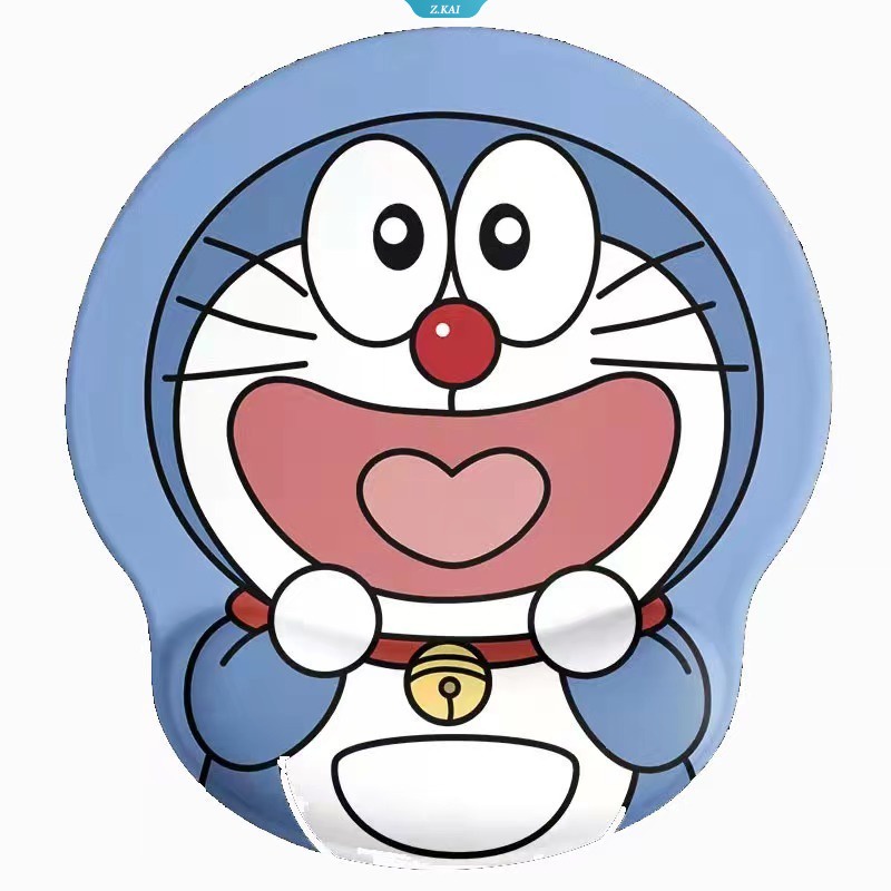 Seri Karakter Anime Doraemon Strawberry Bear Pichu 3D Silicone Wrist Mouse Pad Lucu Wrist Pad Untuk Anak Perempuan [ZK]