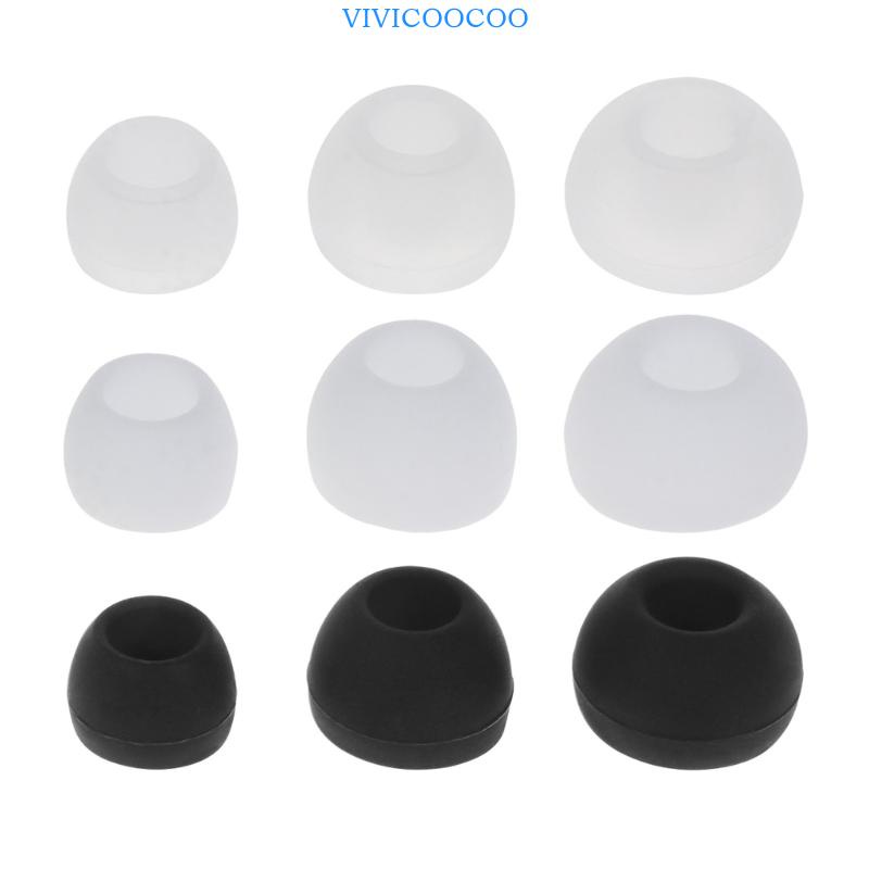 Vivi Silicone Earbud Tips Earbud Pengganti Cap Eartip Tips Eargels 6pasang S M L