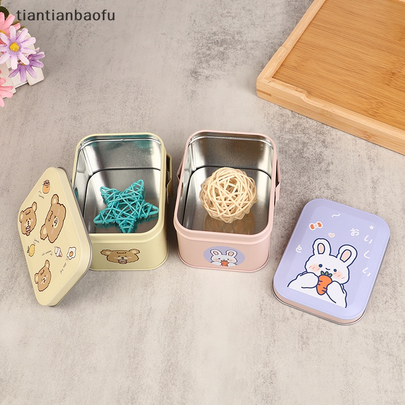 [tiantianbaofu] Vintage Kecil Koper Penyimpanan Tinplate Candy Box Cookie Gift Box Storage Bisa Butik