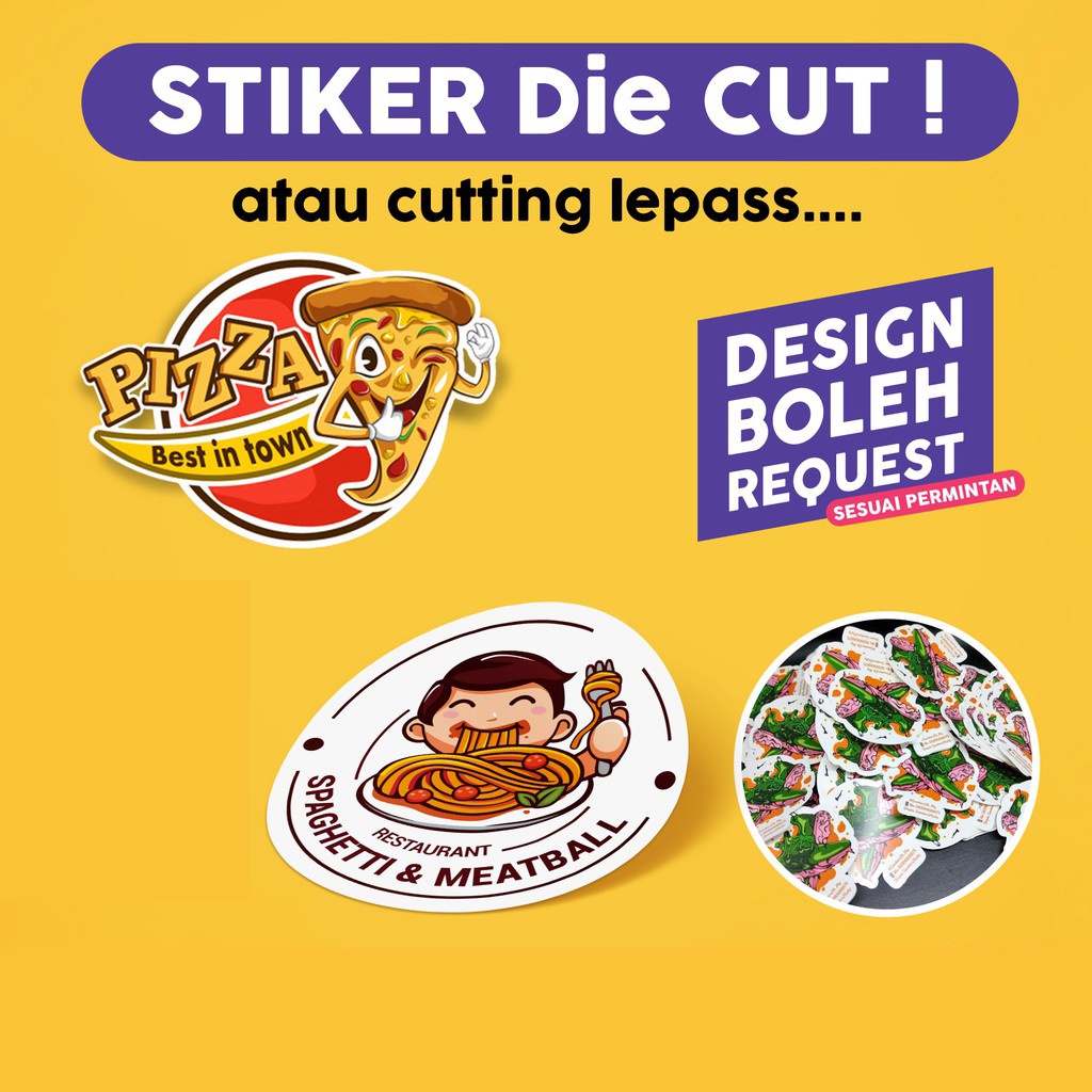 

STIKER DIE CUT A3