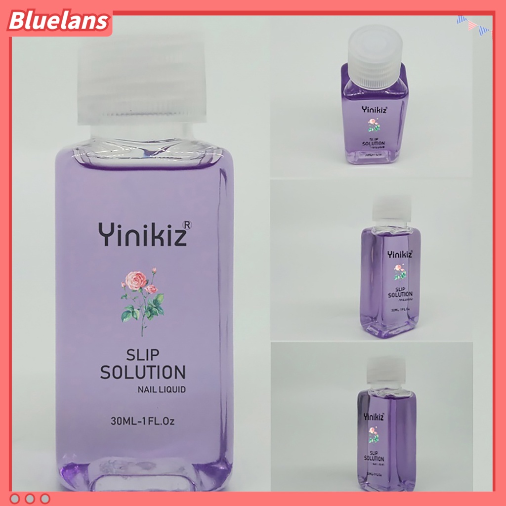 [BLM] Nail Gel Tahan Lama Alat Makeup Lem Gel Extension Kuku Cair Ungu Untuk Pesta