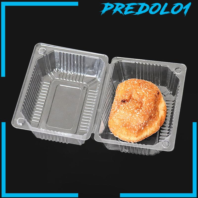 [Predolo1] 50x Wadah Irisan Kue Cake Slice Box Untuk Cupcake Pernikahan Pesta Ulang Tahun