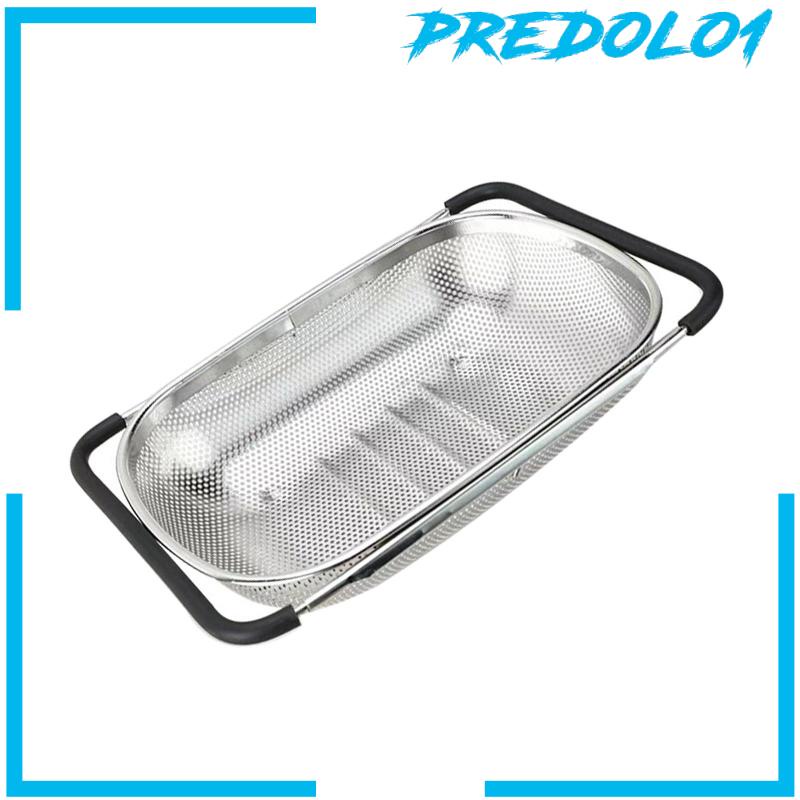 [Predolo1] Atas Wastafel Stainless Steel Pengaman Aksesoris Oval Saringan Atas Wastafel