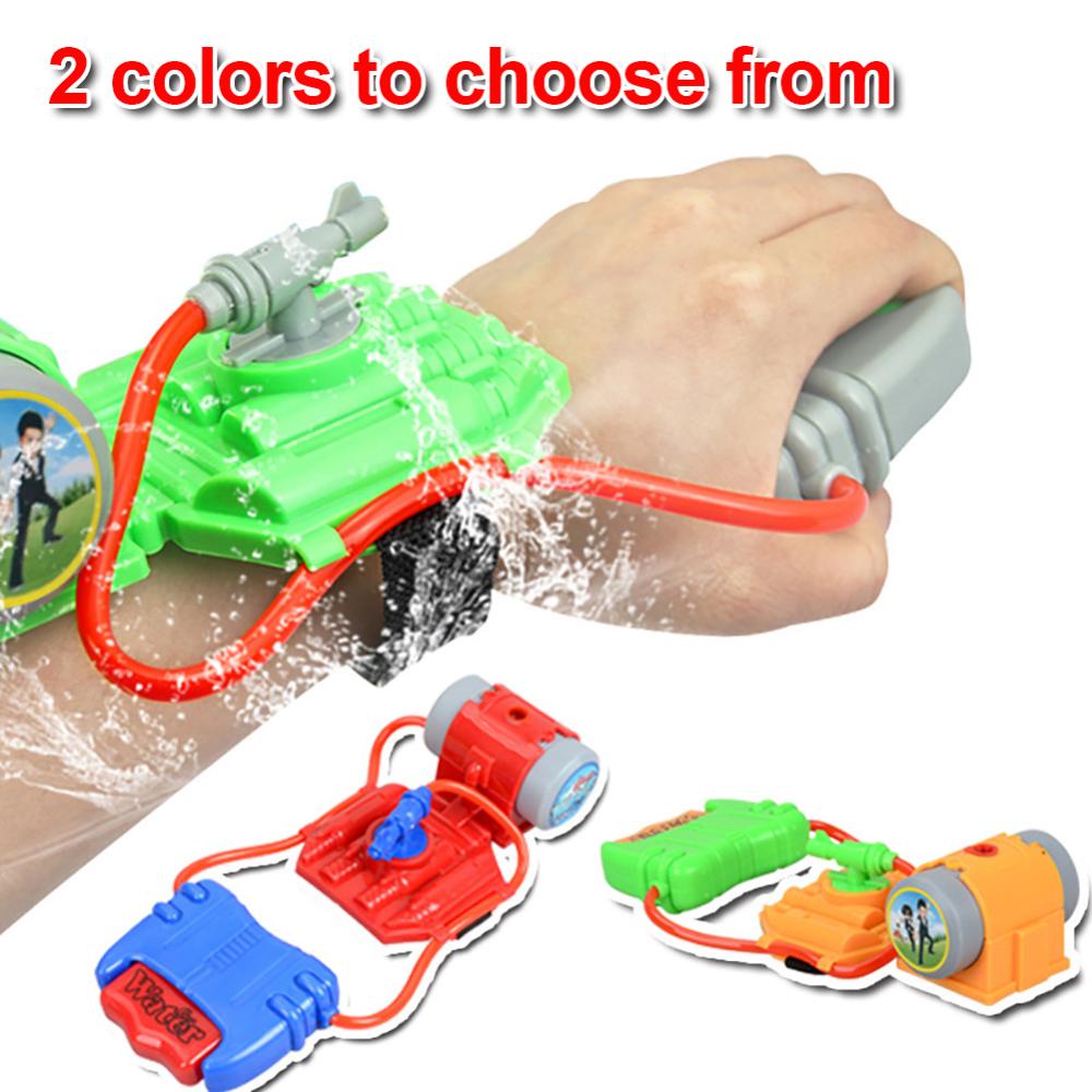 Timekey Fun Wrist Water Mainan Musim Panas Anak Pegangan Percikan Air Mainan Pantai Kolam Renang Outdoor Splashing Toys C6N8