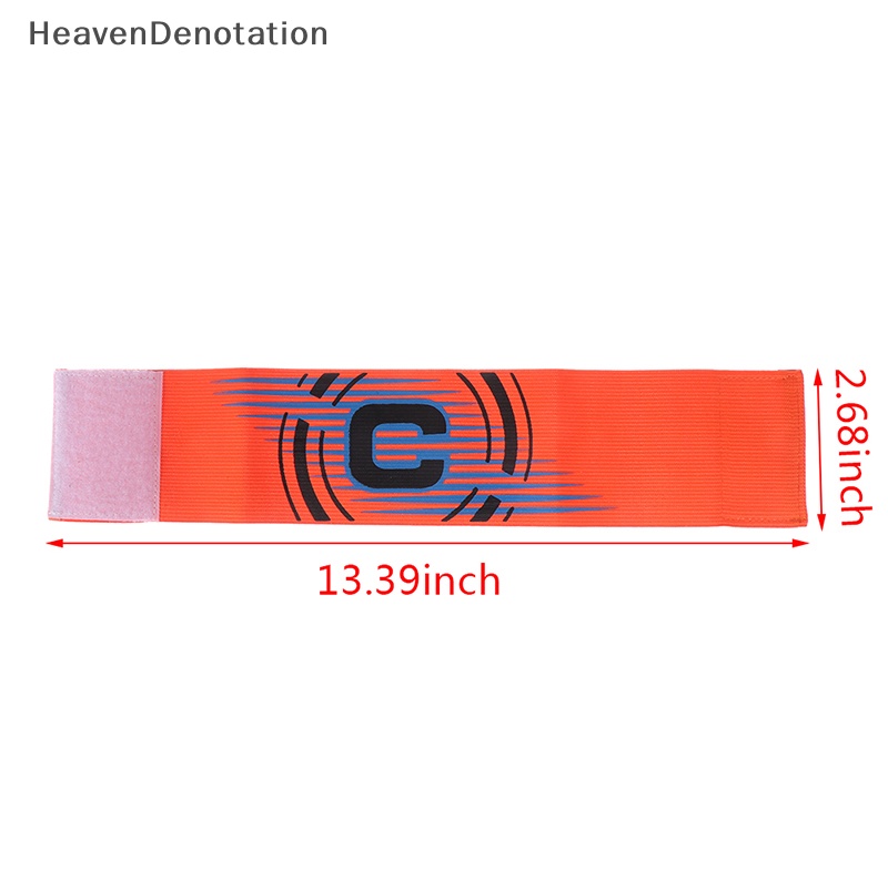 [HeavenDenotation] Ban Lengan Kapten Warna Warni Football Soccer Flexible Adjustable Player Armband HDV