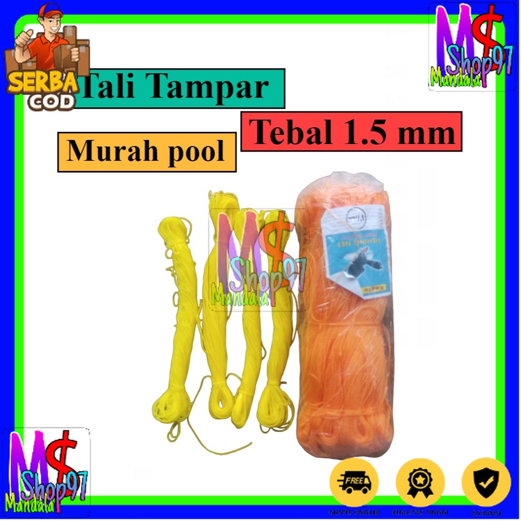 

Tali Tampar Tali Tambang 1.5mm SEA GULL Ecer