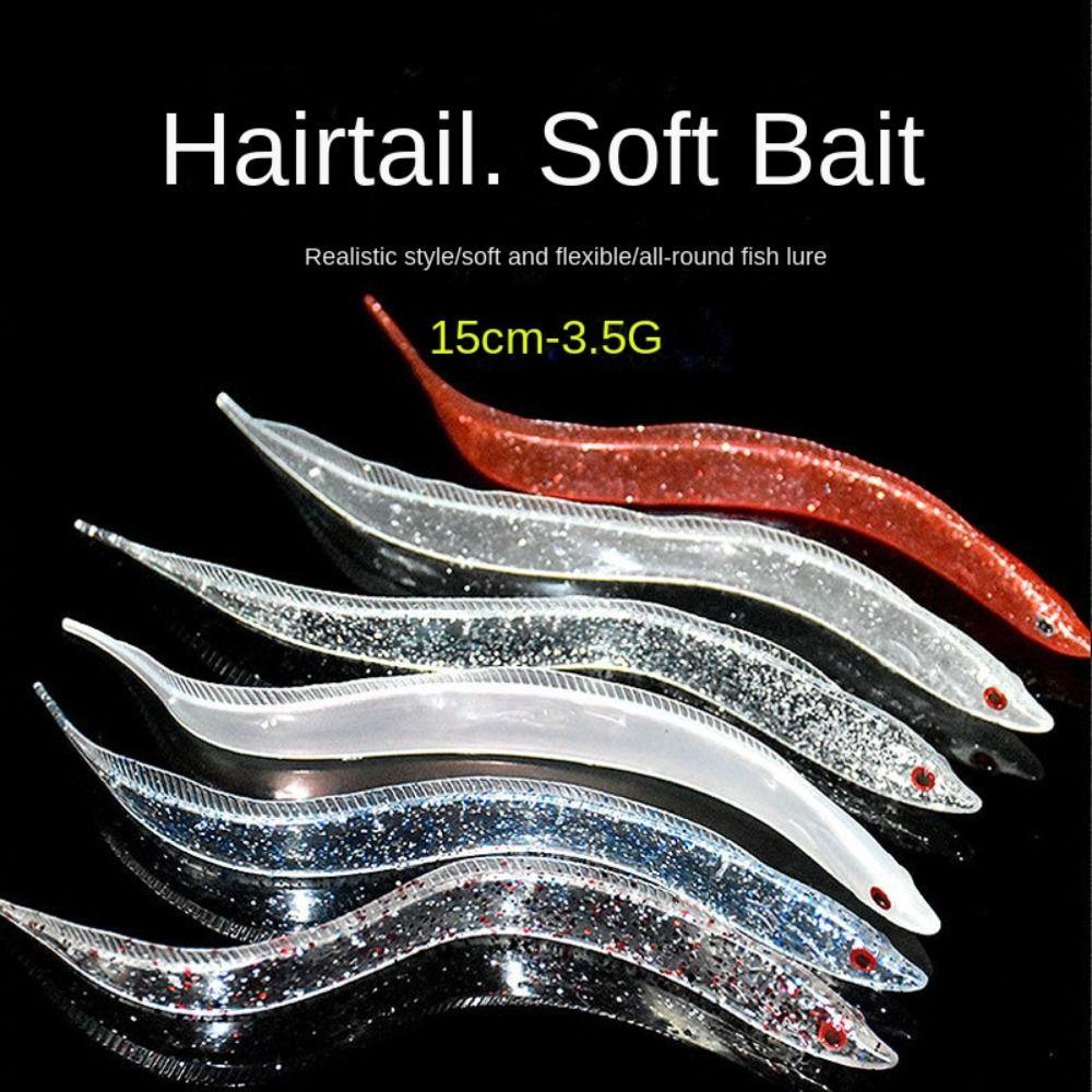 Lanfy Umpan Pancing Umpan Buatan 15 cm Umpan Laut Cacing Roti Buatan Ikan Pedang Umpan Lembut Umpan Pancing Umpan Bionic Soft Lure