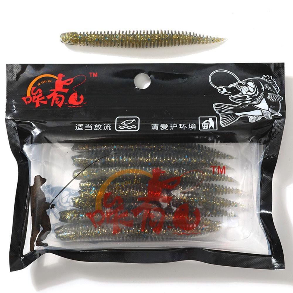 Lanfy Smile Fishing Lures Fishing Tackle Shiner Memancing Aksesoris Memancing Soft Lures Tail Fishing Lure Wobbler Set Silikon Umpan Pancing Wobblers Carp Silicone Umpan