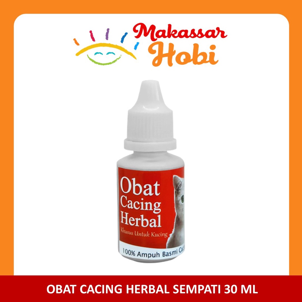 Obat Cacing Herbal Obat Kucing Sakit Cacingan Kurus Stop Cat Worm 30ml