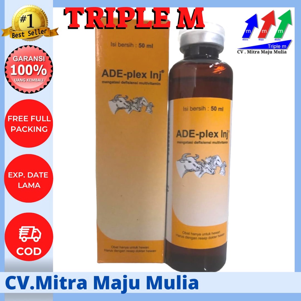 ADE Plex Medion 100ml Vitamin ADE dan B Complex Lengkap