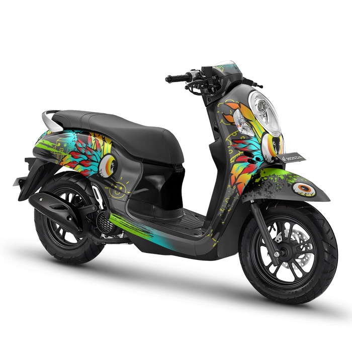 Decal Scoopy Full body Scoopy  Stiker full body Scoopy FI 2012 - 2016 FI EPS 2017-2019 Prestige 2020