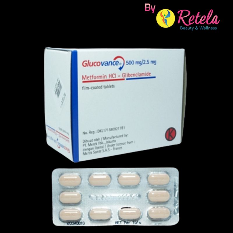 GLUCOVANCE 500/2.5 MG 1 STRIP 10 TABLET